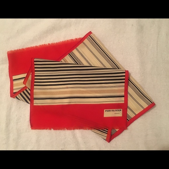 Vintage Silk Pier Olivier Scarf - Picture 9 of 9